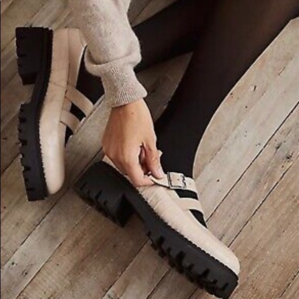 Free People Stella Mary Jane Platforms